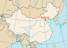Beijing China Map
