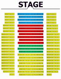 Seats map of Chaoyang theater