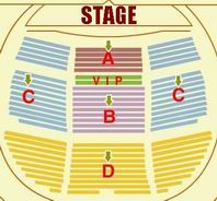 Seat map of OCT theater