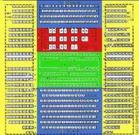 Seats map of Red Theater