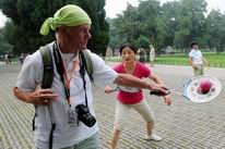 Temple of Heaven, doing the morning exercise with the local people