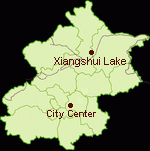 Xiangshui Lake Great Wall in Beijing Maps