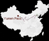 Yumenguan in China Maps