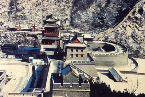 juyongguan great wall pass in winter