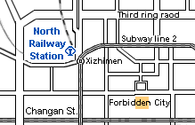 Beijing North Railway Station Location